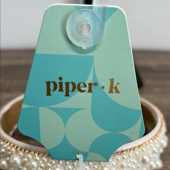 Piper K Cream Beaded Headband - Picture 2 of 6